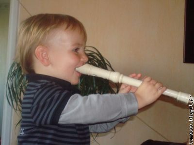 Ah! super une flûte j'ai pu montrer mes talents de musicien !!!!